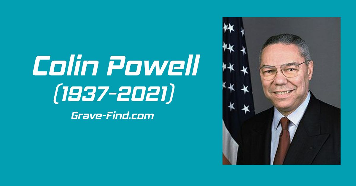 Colin Powell (1937-2021) American Statesman find a grave