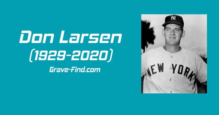 Find a Grave Don Larsen (1929-2020)