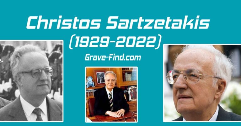 Christos Sartzetakis Former President of Greece (1929-2022)