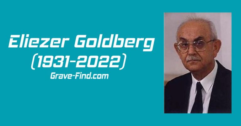 Eliezer Goldberg (1931-2022) Israeli Judge Find a Grave