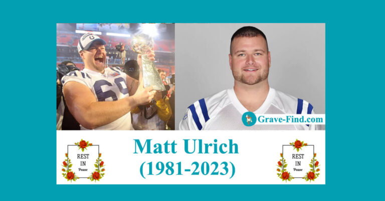 Matt Ulrich (1981-2023) American Football Player