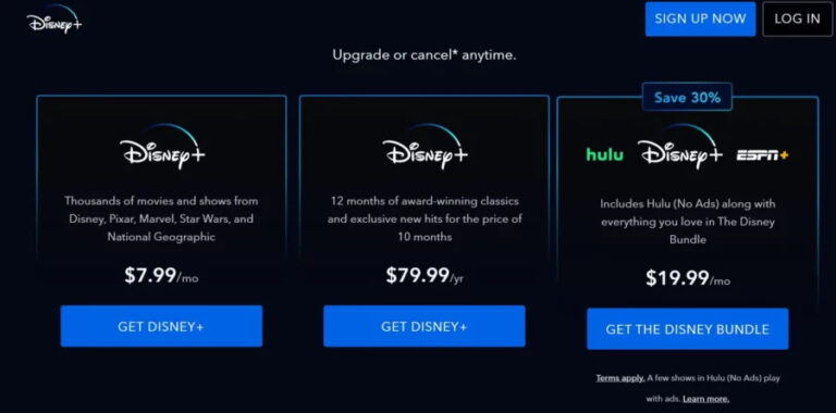 What are the different Disney Plus plans?