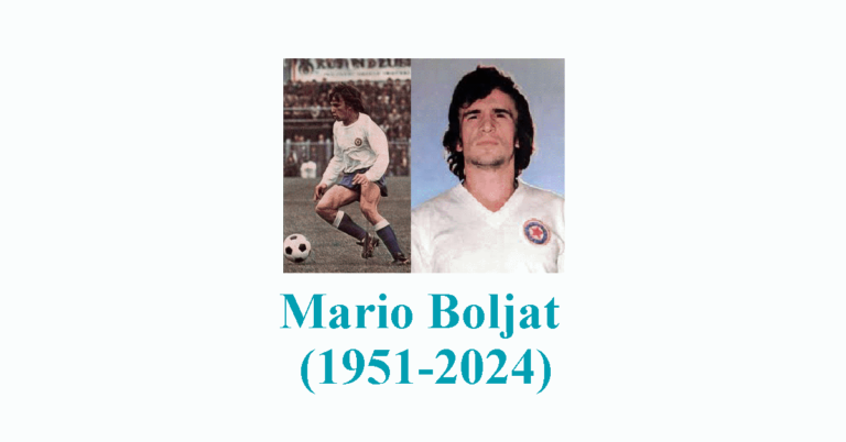 Mario Boljat (1951-2024) Croatian Professional Footballer
