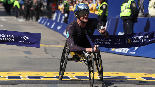 Marcel Hug Makes History with Boston Marathon Men's Wheelchair Victory and Course Record