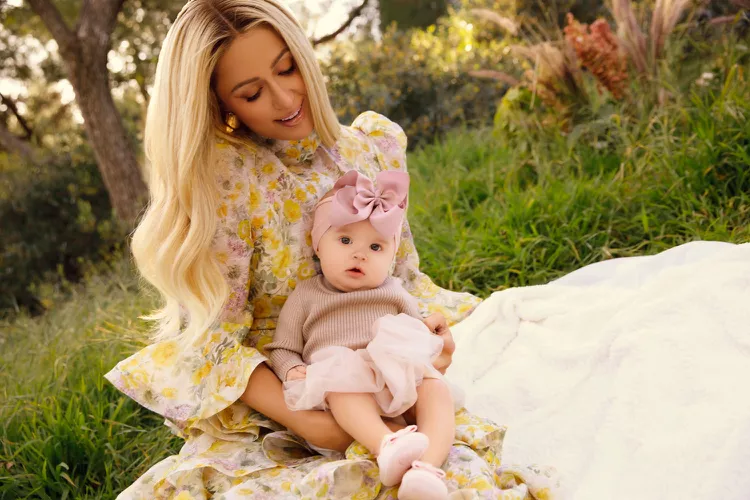 Paris Hilton Unveils Daughter London in Debut Family Photos as They Become a Family of Four