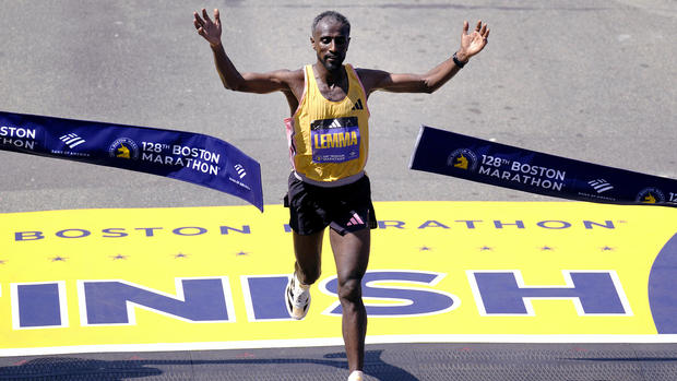Sisay Lemma Claims Victory in Boston Marathon Men's Race