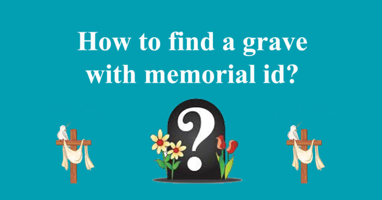 How to find a grave with memorial id?