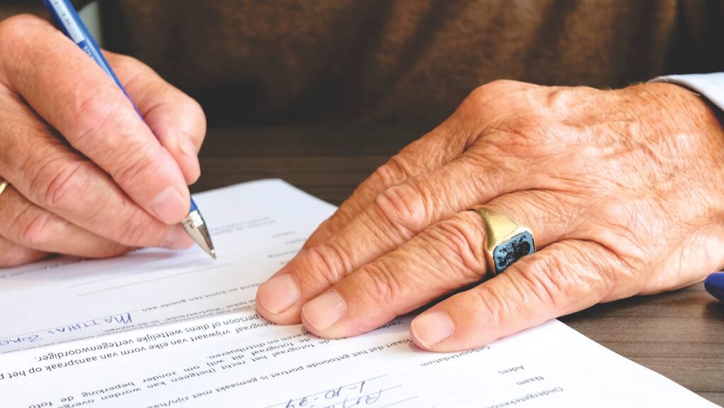Legal documents required for how bodies are buried in a cemetery