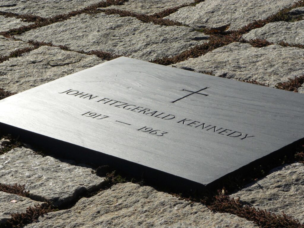 What is Written on JFK Grave