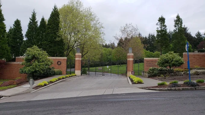 Map of Willamette National Cemetery