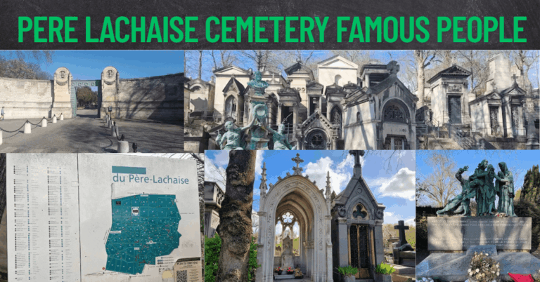 Pere Lachaise Cemetery Famous People