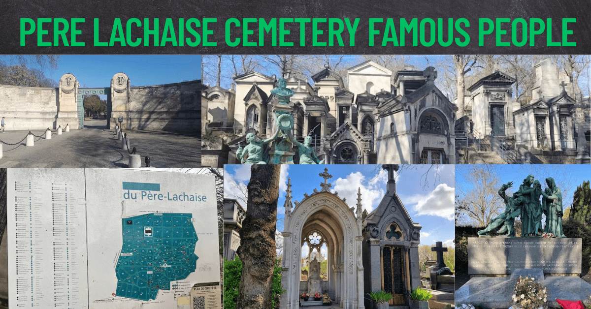 Pere Lachaise Cemetery Famous People
